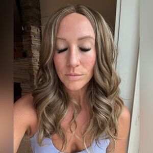 Melanie Heavy Highlighted Brown Blonde Wig